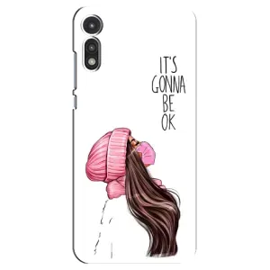 Чехол Стильные девушки на Motorola MOTO E 2020 (Девушка в маске)