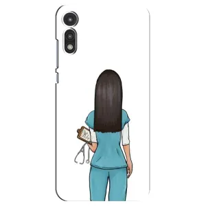 Силиконовый бампер (Работники) на Motorola MOTO E 2020 (Доктор)
