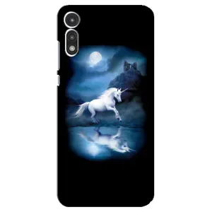 Чехол Unicorn на Motorola MOTO E 2020 (Единорог)