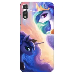 Чехол Unicorn на Motorola MOTO E 2020 (Единорожки на тучках)