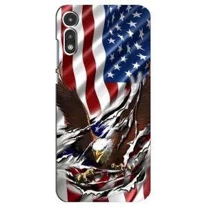 Чехол Флаг USA для Motorola MOTO E 2020 (Флаг USA)
