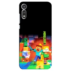 Чохли для Motorola MOTO E 2020 (Персонажі МайнКрафт) (Герой Майнкрафт)
