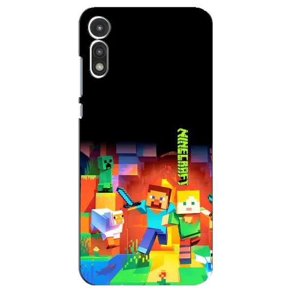 Чехол с рисунком «Герой Майнкрафт» для Motorola MOTO E 2020
