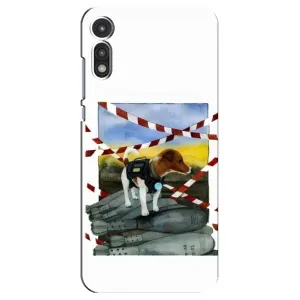 Чехол с принтом Собаки Патрон для Motorola MOTO E 2020 (Храбрый Патрон)