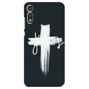 Чехлы для Мото Е (2020) (Крест Иисуса) (Jesus)