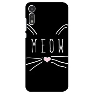 Бампер с изображением Котиков для Мото Е (2020) (КОТИК MEOW)