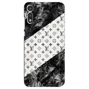 Чохол Стиль Louis Vuitton на Motorola MOTO E 2020 (LV на білому)