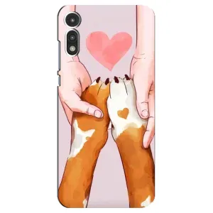 Чехол (ТПУ) Милые собачки для Motorola MOTO E 2020 (Любовь к собакам)