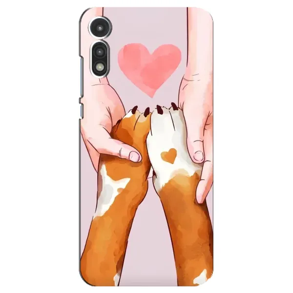Чехол с рисунком «Любовь к собакам» для Motorola MOTO E 2020 Чехол с рисунком «Любовь к собакам» для Motorola MOTO E 2020