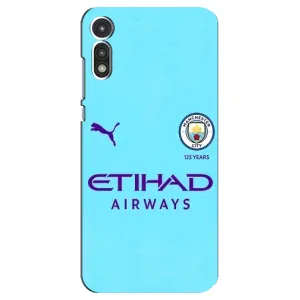 Силиконовые Чехлы принт Футбол на Motorola MOTO E 2020 (Man City)