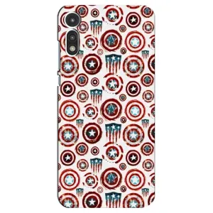 Чохол с Щітом Капітана Америки на Motorola MOTO E 2020 (Марвел щити)