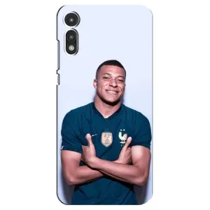 Чехол (TPU) с Футболистом на Motorola MOTO E 2020 (Мбаппешичка)