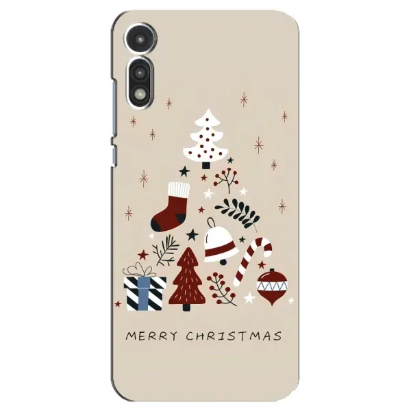 Чехол с рисунком «Merry Christmas» для Motorola MOTO E 2020 Чехол с рисунком «Merry Christmas» для Motorola MOTO E 2020