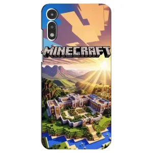 Чохол майнкрафт для Motorola MOTO E 2020 (MINECRAFT)