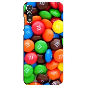 Чохол з зображенням смачної їжі для Motorola MOTO E 2020 (Різнокольорові M&M'S)