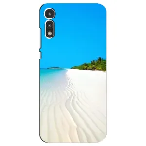 Літній Чохол на Motorola MOTO E 2020 (Море пісок)