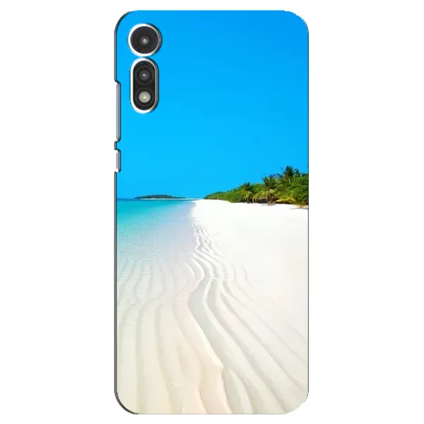 Чехол с рисунком «Море песок» для Motorola MOTO E 2020 Чехол с рисунком «Море песок» для Motorola MOTO E 2020
