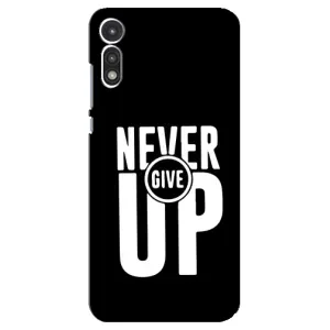 Силіконовый Чохол на Motorola MOTO E 2020 з картинкою НАЙК (Never Give UP)