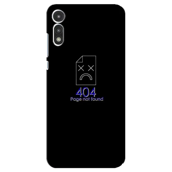 Чехол с рисунком «Ошибка 404» для Motorola MOTO E 2020 Чехол с рисунком «Ошибка 404» для Motorola MOTO E 2020