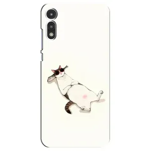 Чехол на тематику: Коты для Motorola MOTO E 2020 (Отдых)