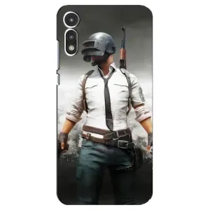 Чохол з картинкою "Герой Pubg" на Motorola MOTO E 2020 (Пабг)