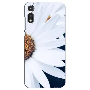 Чохол з ромашками на Motorola MOTO E 2020 (Пів ромашки)