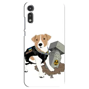 Чехол с принтом Собаки Патрон для Motorola MOTO E 2020 (Пёс Патрон с ракетой)