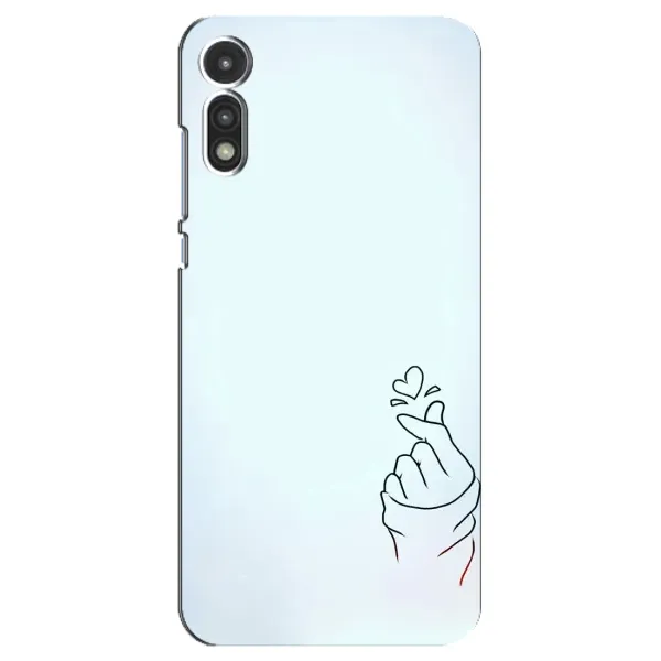 Чехол с рисунком «Сердце на голубом» для Motorola MOTO E 2020 Чехол с рисунком «Сердце на голубом» для Motorola MOTO E 2020