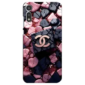 Чехол (Dior, Prada, YSL, Chanel) для Motorola MOTO E 2020 (Шанель)