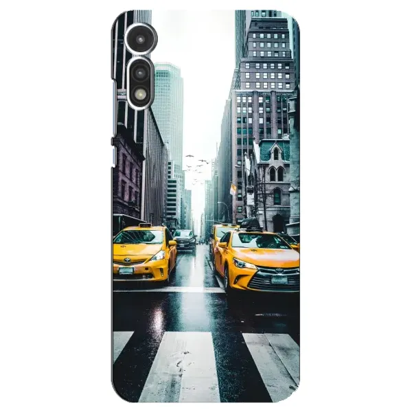 Чехол с рисунком «Такси» для Motorola MOTO E 2020 Чехол с рисунком «Такси» для Motorola MOTO E 2020