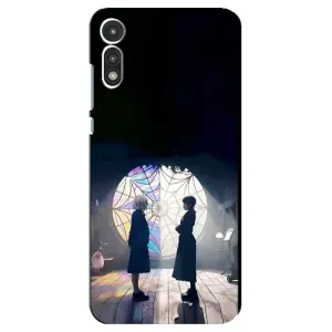 Чохол з картинкою Венсдей на Motorola MOTO E 2020 (Внсдей і Енід)