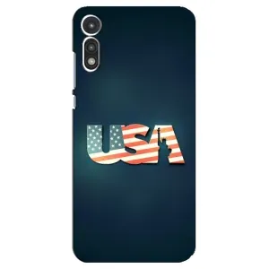 Чехол Флаг USA для Motorola MOTO E 2020 (USA)
