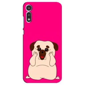 Чехол (ТПУ) Милые собачки для Motorola MOTO E 2020 (Веселый Мопсик)