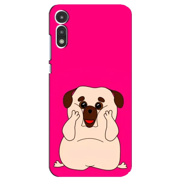 Чехол с рисунком «Веселый Мопсик» для Motorola MOTO E 2020 Чехол с рисунком «Веселый Мопсик» для Motorola MOTO E 2020