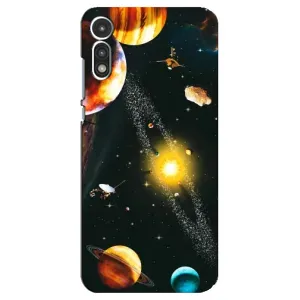 Чохол (ТПУ) з планетами на Motorola MOTO E 2020 (Вид з космосу)