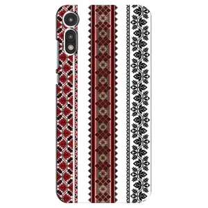 Силиконовый Чехол на Motorola MOTO E 2020 с картинкой Вышиванки (Вышиваночки)