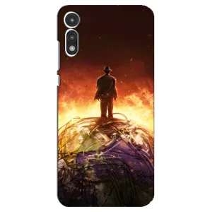 Чехол Оппенгеймер / Oppenheimer на Motorola MOTO E 2020 (Ядерщик)