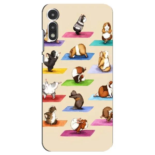 Чехол с рисунком «Ёга свинок» для Motorola MOTO E 2020 Чехол с рисунком «Ёга свинок» для Motorola MOTO E 2020