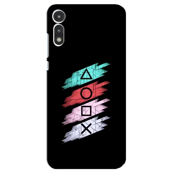Чехол с рисунком «Значки Sony» для Motorola MOTO E 2020 Чехол с рисунком «Значки Sony» для Motorola MOTO E 2020