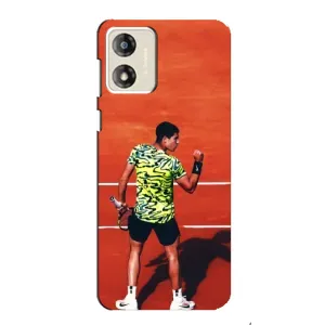 Чохли з прінтом Спортивна тематика для Motorola MOTO E13 (Алькарас Тенісист)