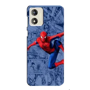 Силиконовый Чехол для Motorola MOTO E13 (Человек Паук)