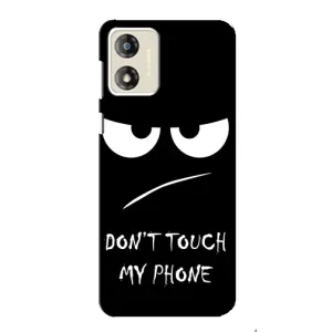 Чохол з прикольним текстом на Motorola MOTO E13 (Dont)
