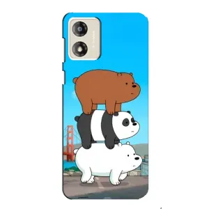 Чохли з Пандами на Motorola MOTO E13 (Друзі)