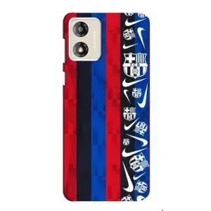 Чехол для Motorola MOTO E13 (Барселона) (Фанат Барсы)