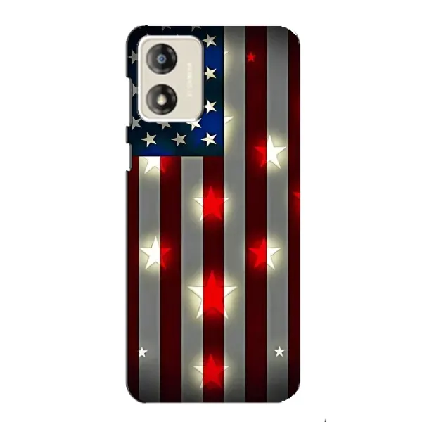 Чехол с рисунком «Флаг США 2» для Motorola MOTO E13 Чехол с рисунком «Флаг США 2» для Motorola MOTO E13