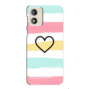 Чохли з тематикою "Маленькі Сердчеки" на Motorola MOTO E13 (Гарне сердечко)