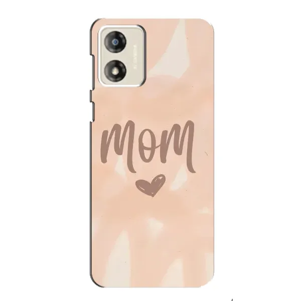 Чехол с рисунком «Love mom» для Motorola MOTO E13 Чехол с рисунком «Love mom» для Motorola MOTO E13