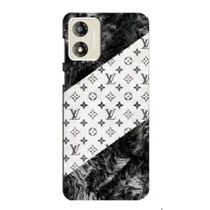 Чохол Стиль Louis Vuitton на Motorola MOTO E13 (LV на білому)