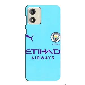 Силиконовые Чехлы принт Футбол на Motorola MOTO E13 (Man City)