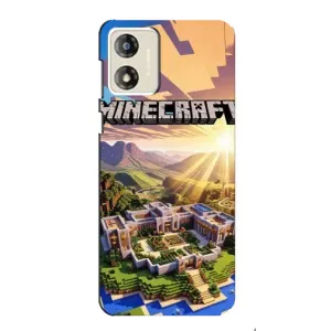 Чехол майнкрафт для Motorola MOTO E13 (MINECRAFT)